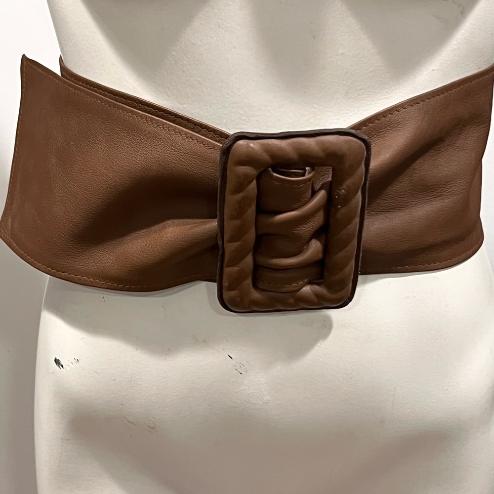 Vintage Wide Leather Belt